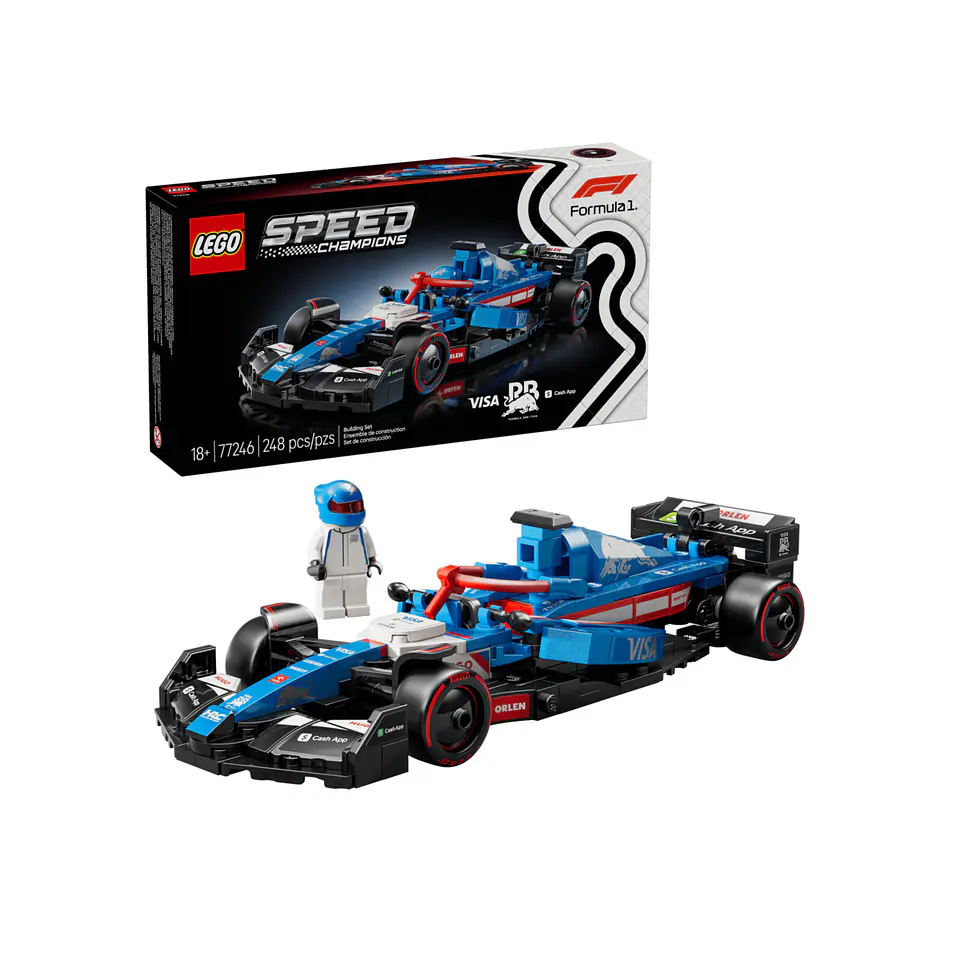 LEGO Speed Champions Visa Cash App RB VCARB 01 F1 Race Car (77246) 1