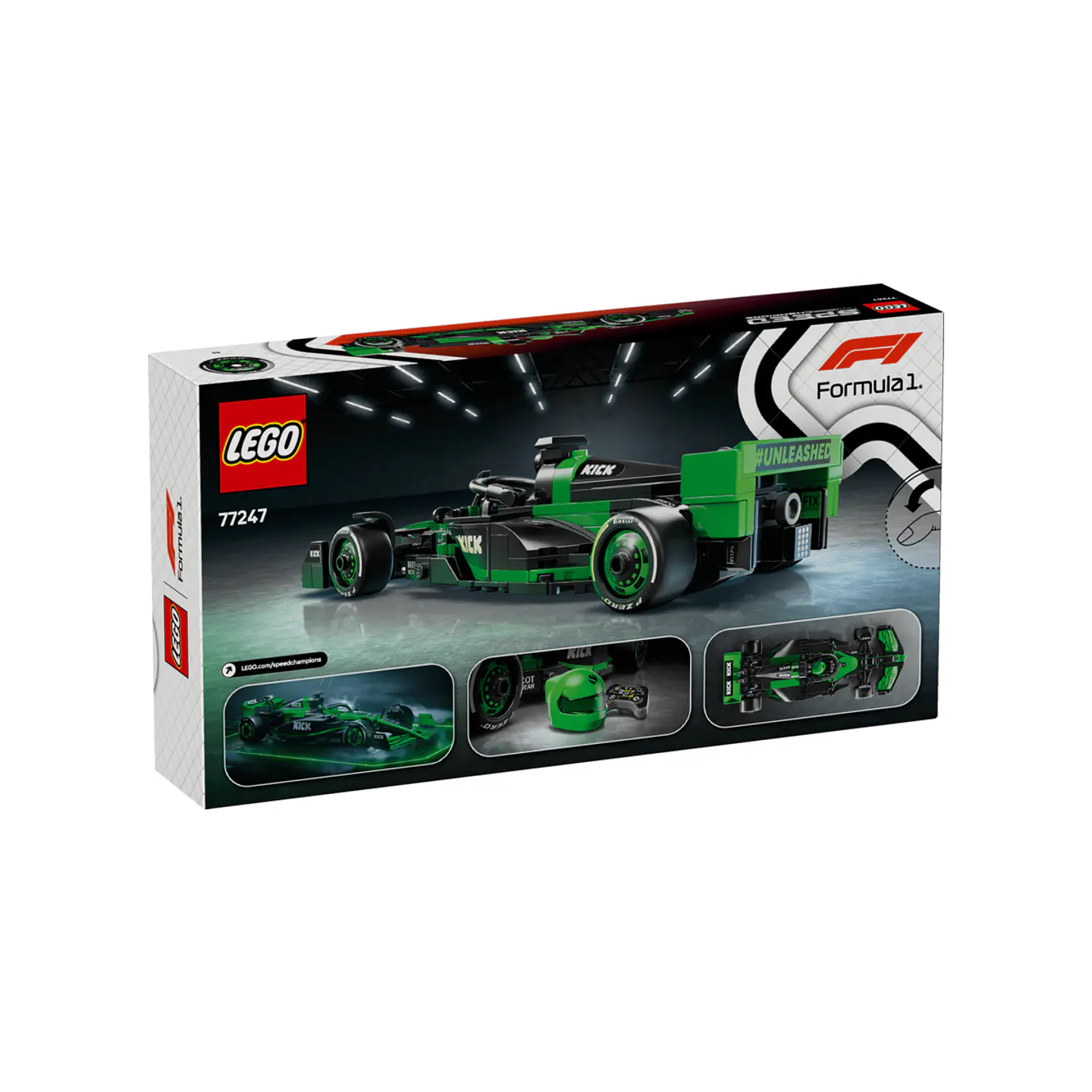 LEGO Speed Champions KICK Sauber F1 Team C44 Race Car (77247) 5