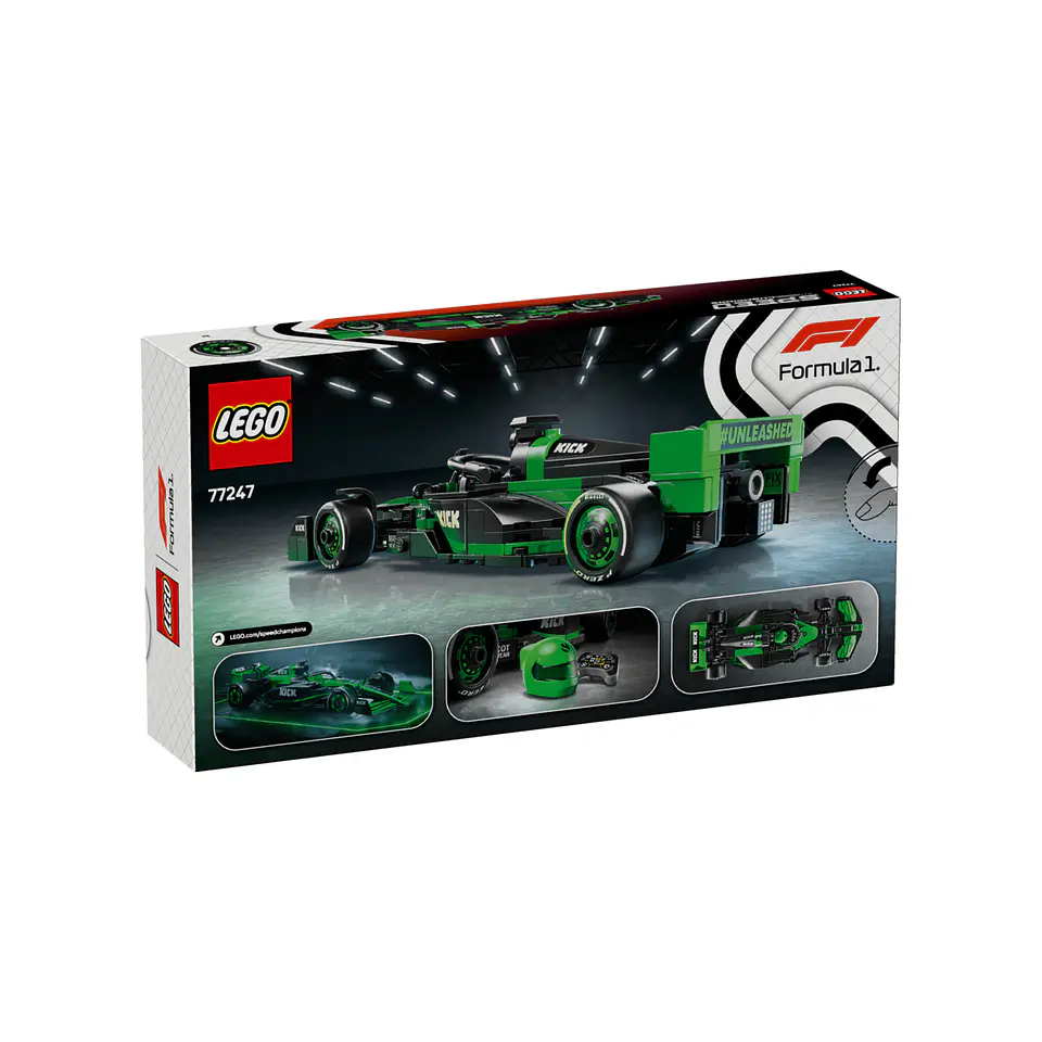 LEGO Speed Champions KICK Sauber F1 Team C44 Race Car (77247) 5