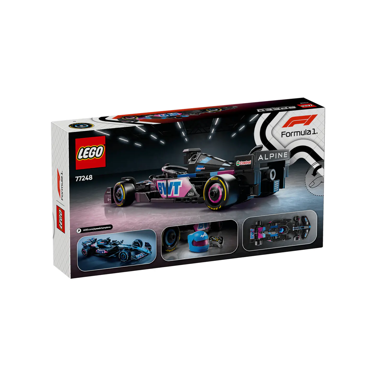 LEGO Speed Champions BWT Alpine F1 Team A524 Race Car (77248) 7