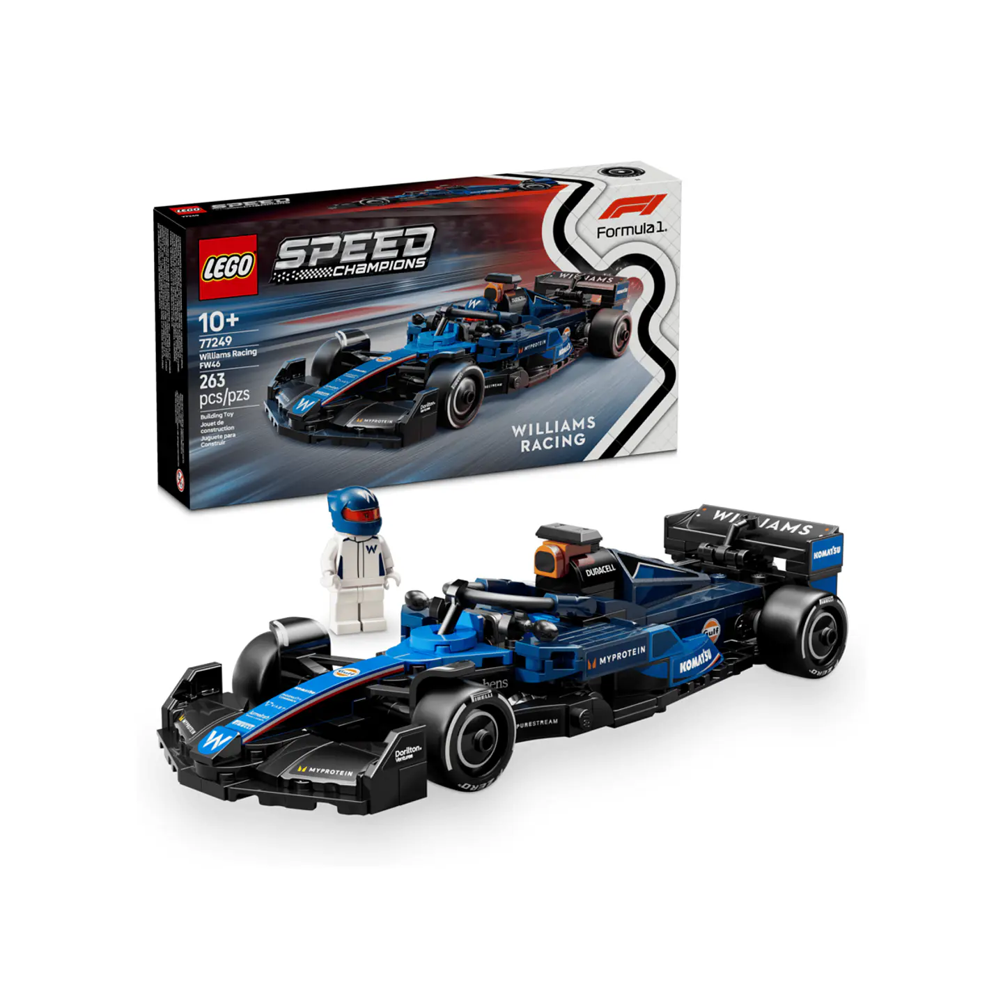 LEGO Speed Champions Williams Racing FW46 F1 Race Car (77249) 1
