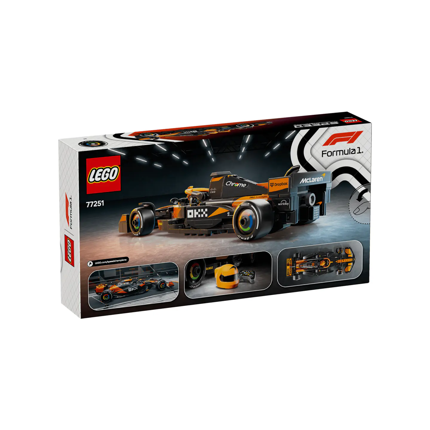 LEGO Speed Champions McLaren F1 Team MCL38 Race Car (77251) 6
