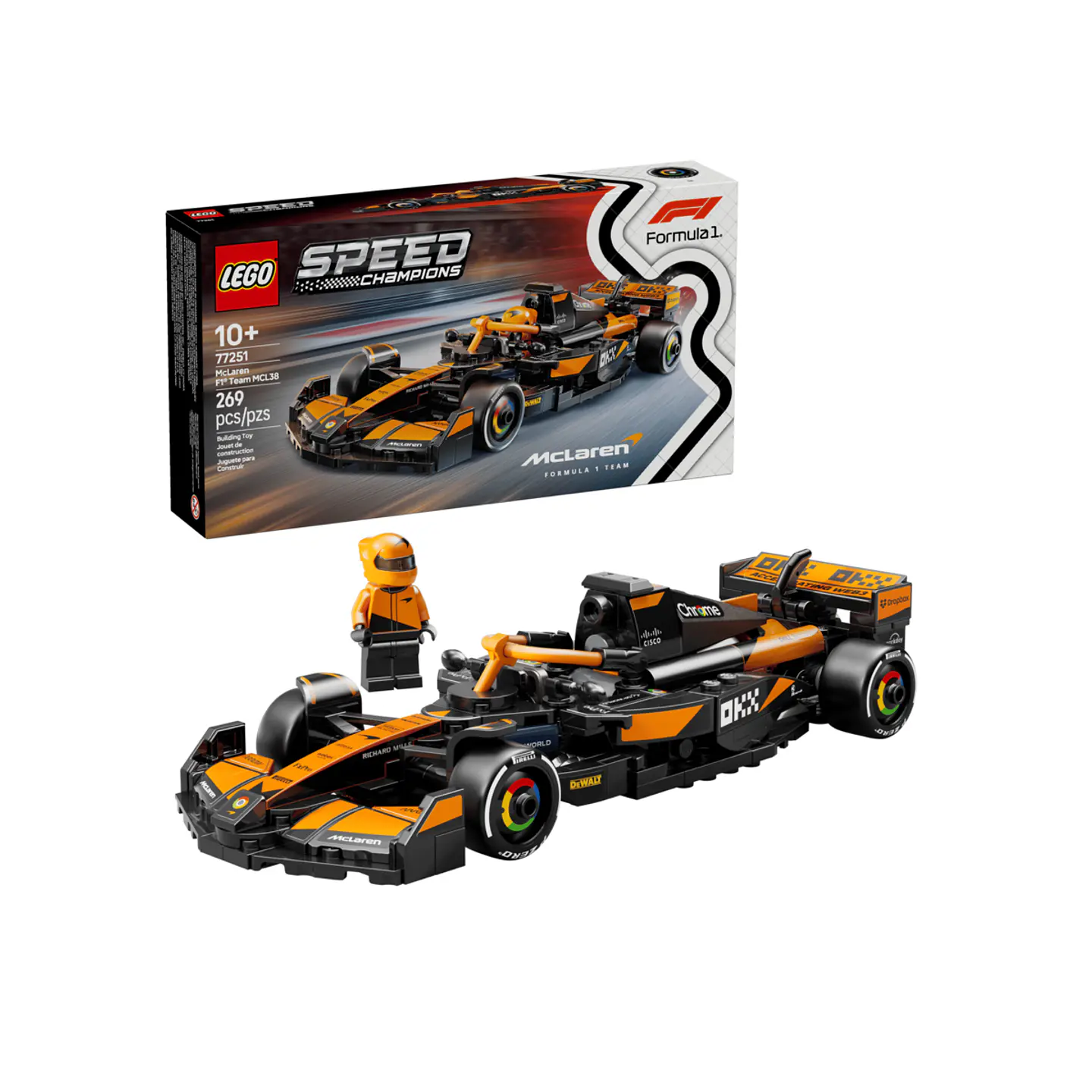 LEGO Speed Champions McLaren F1 Team MCL38 Race Car (77251) 1