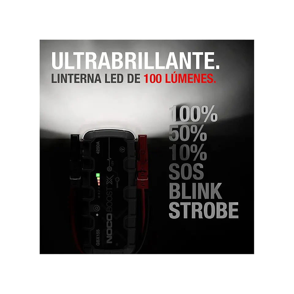 NOCO Boost X GBX155 Arrancador de Batería de Litio 4250A 6