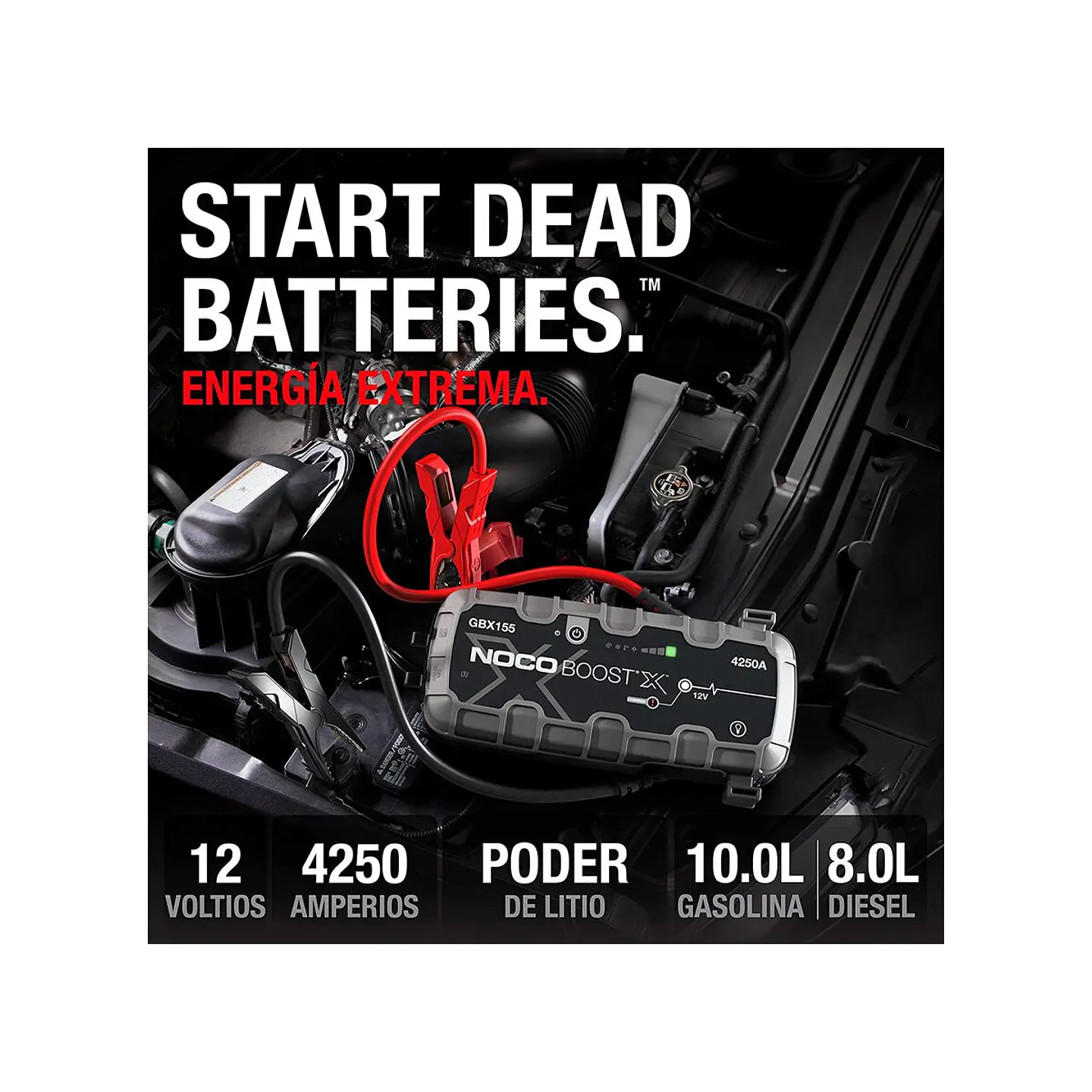 NOCO Boost X GBX155 Arrancador de Batería de Litio 4250A 3