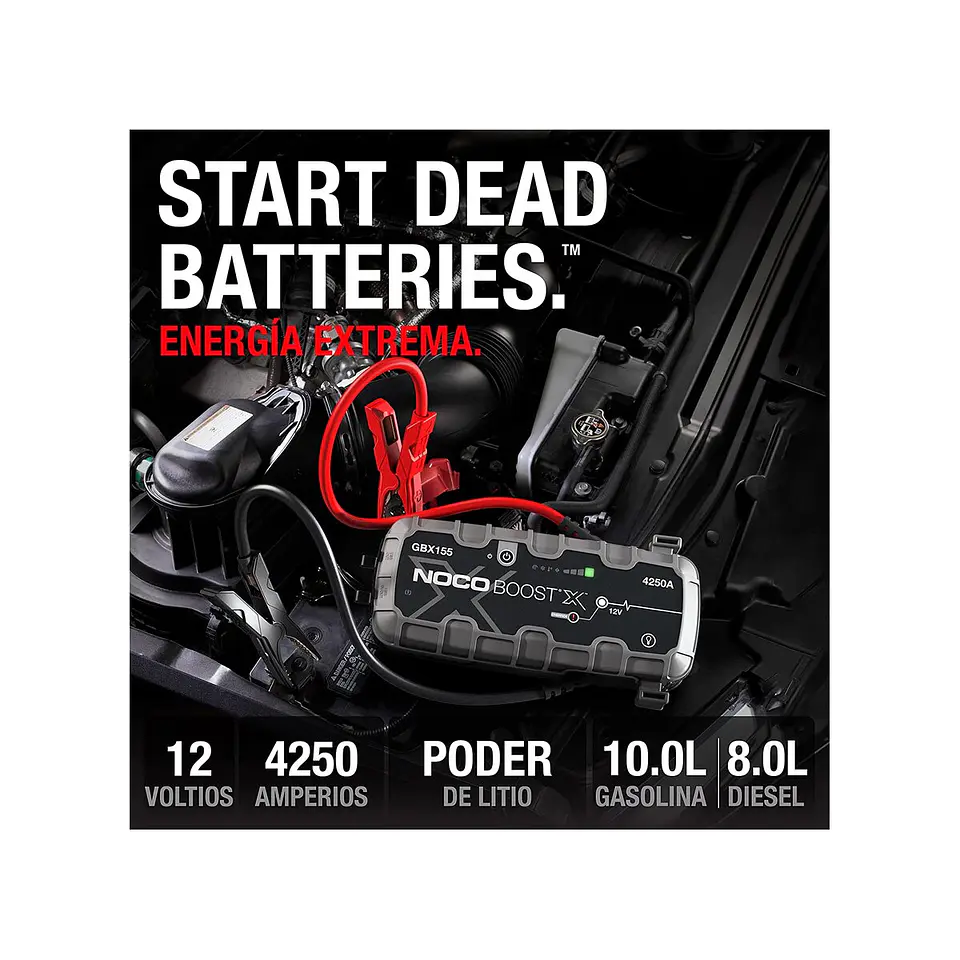 NOCO Boost X GBX155 Arrancador de Batería de Litio 4250A 3