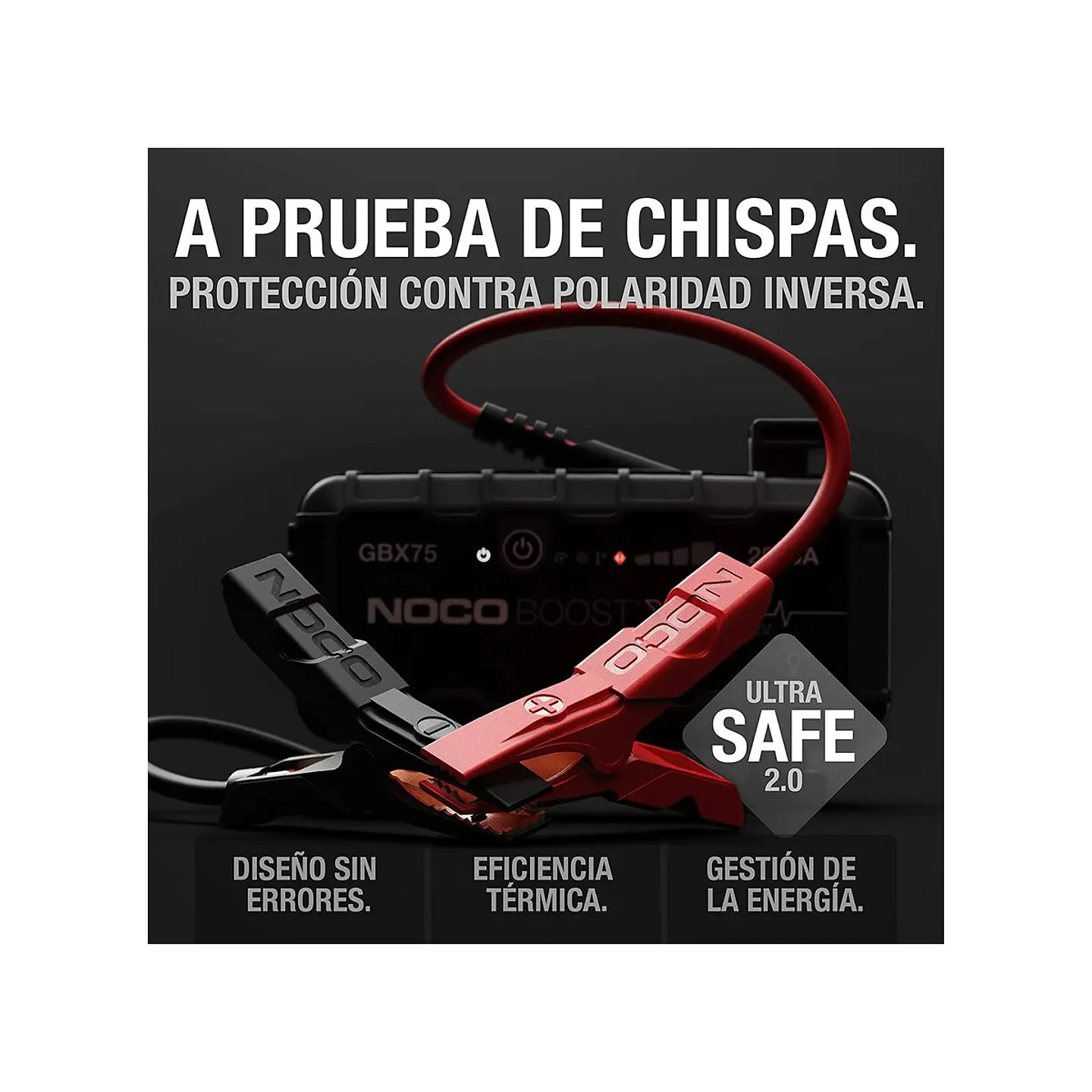 NOCO Boost X GBX75 Arrancador de Batería de Litio 2500A 2