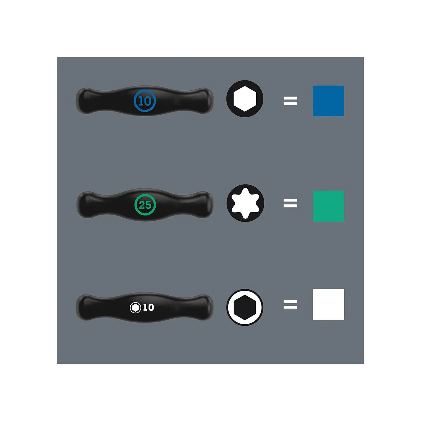 Wera Bicycle Set 6 - Juego de Llaves en T para Bicicletas de 10 Piezas 5