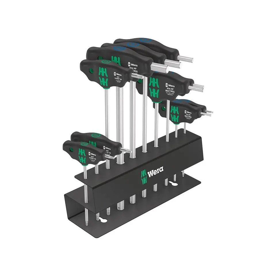 Wera Bicycle Set 6 - Juego de Llaves en T para Bicicletas de 10 Piezas 1
