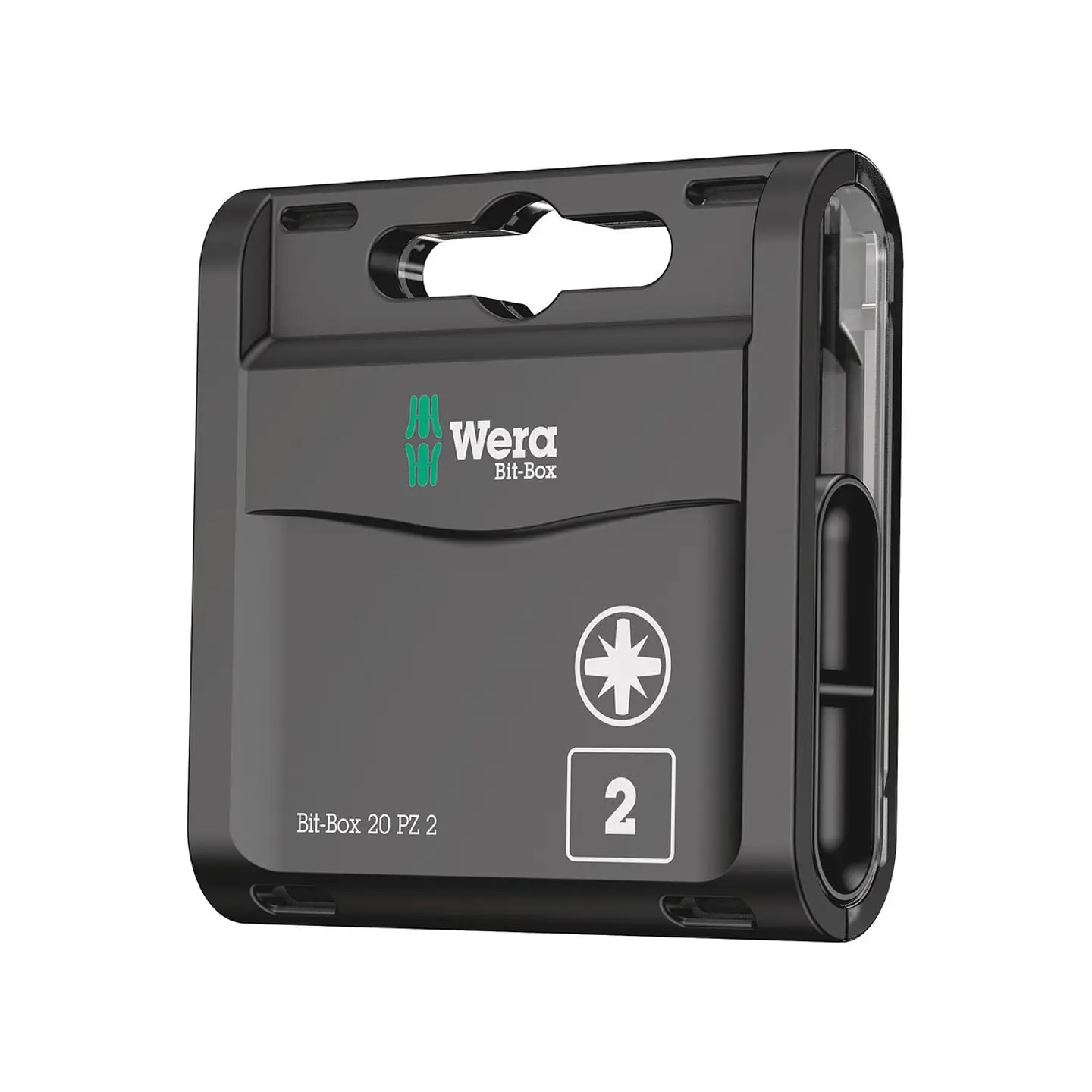 Wera Bit-Box 20 PZ 2 x 25 mm - Juego de 20 Puntas Pozidriv 1