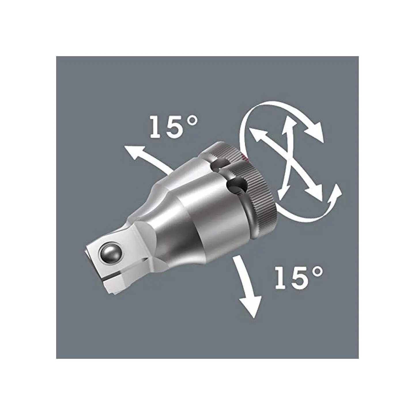 Wera 8794 A Extensión Zyklop Wobble 1/4