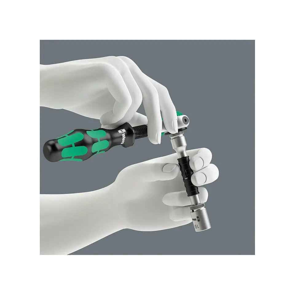 Wera 8794 LB Extensión Zyklop con Manguito de Giro Rápido 3/8