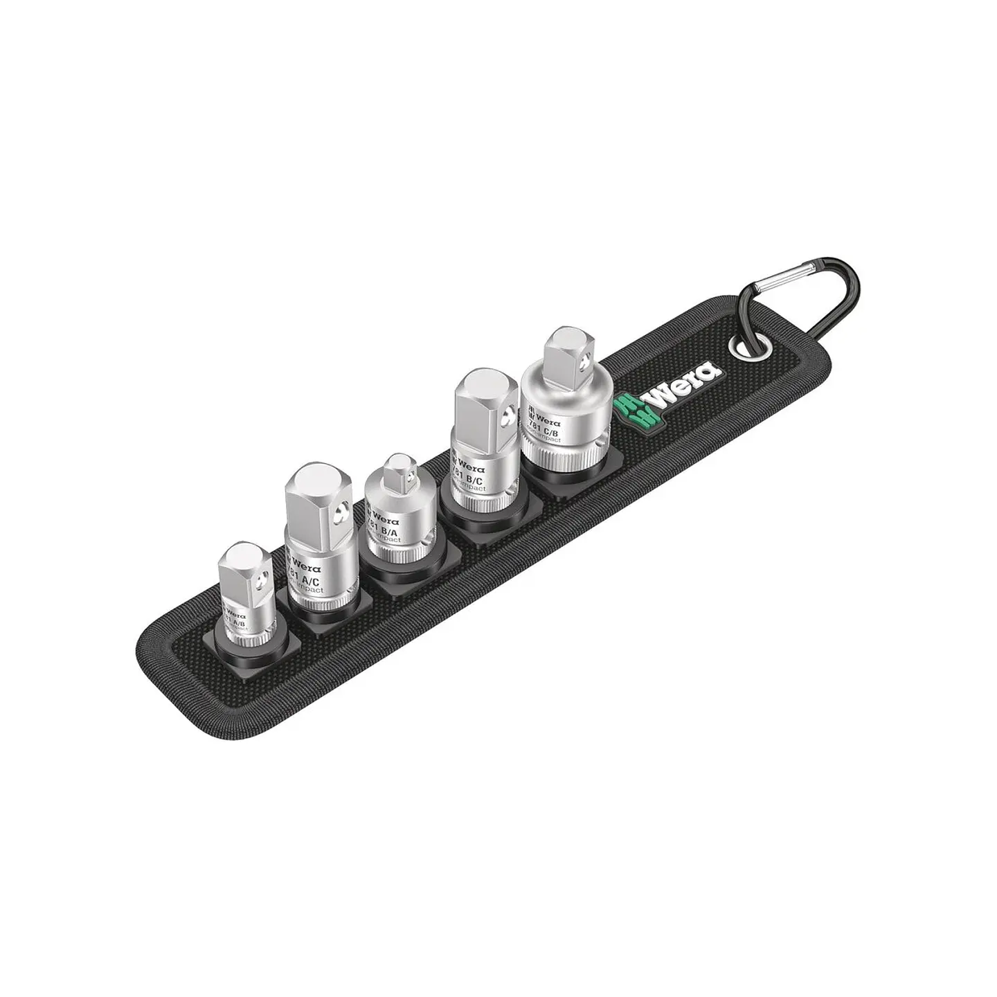 Wera 781/5 Set 1 Juego de Adaptadores para Dados de 6 Piezas 1