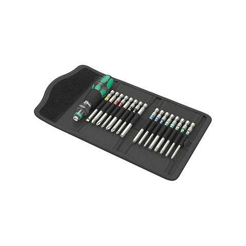 Wera Kraftform Kompakt 60 Tool Finder Juego de Destornillador y Puntas 17 Piezas