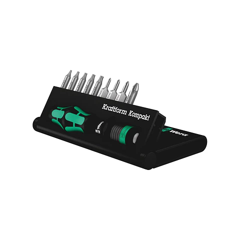 Wera Kraftform Kompakt 12 Juego de Destornillador y Puntas 10 Piezas