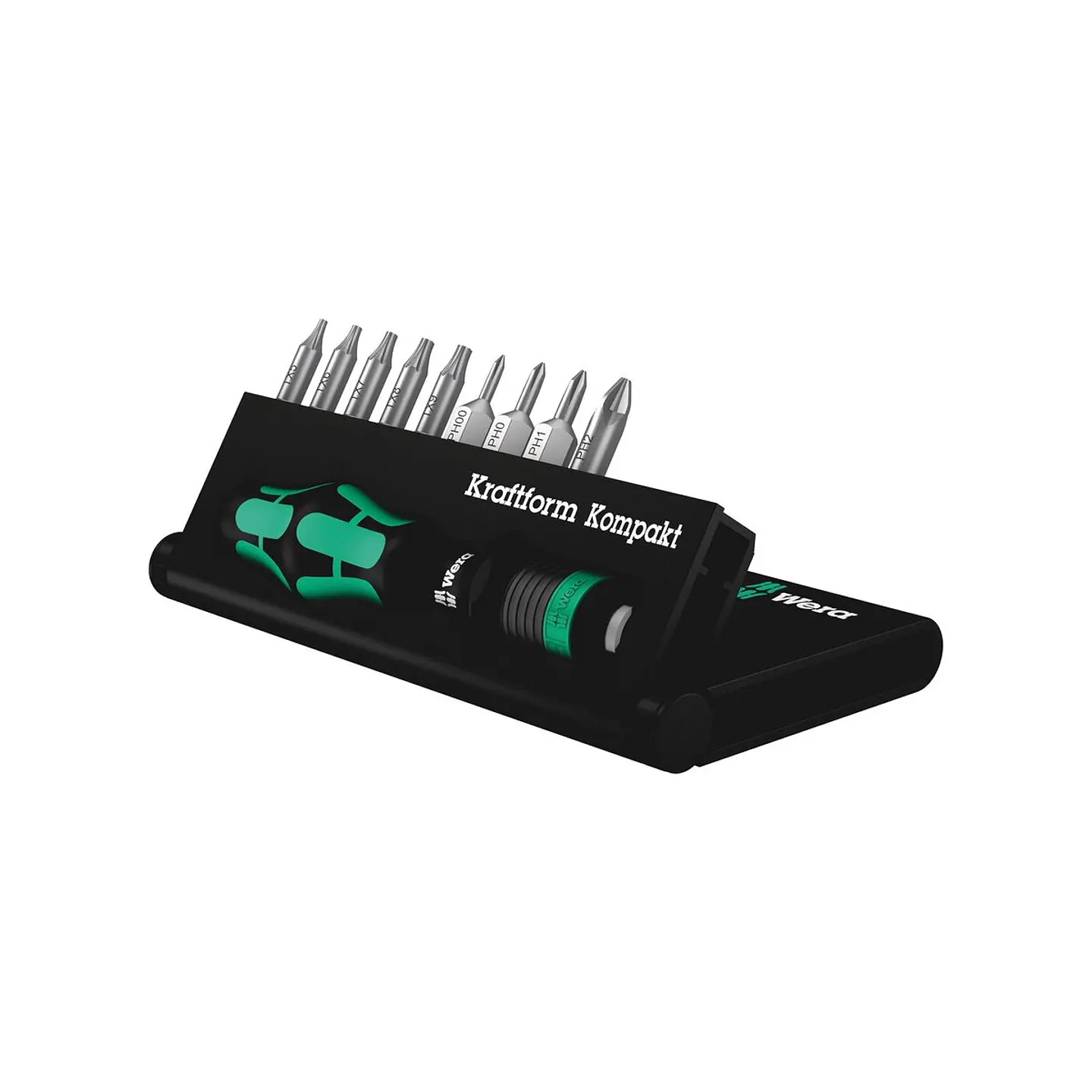 Wera Kraftform Kompakt 12 Juego de Destornillador y Puntas 10 Piezas 1