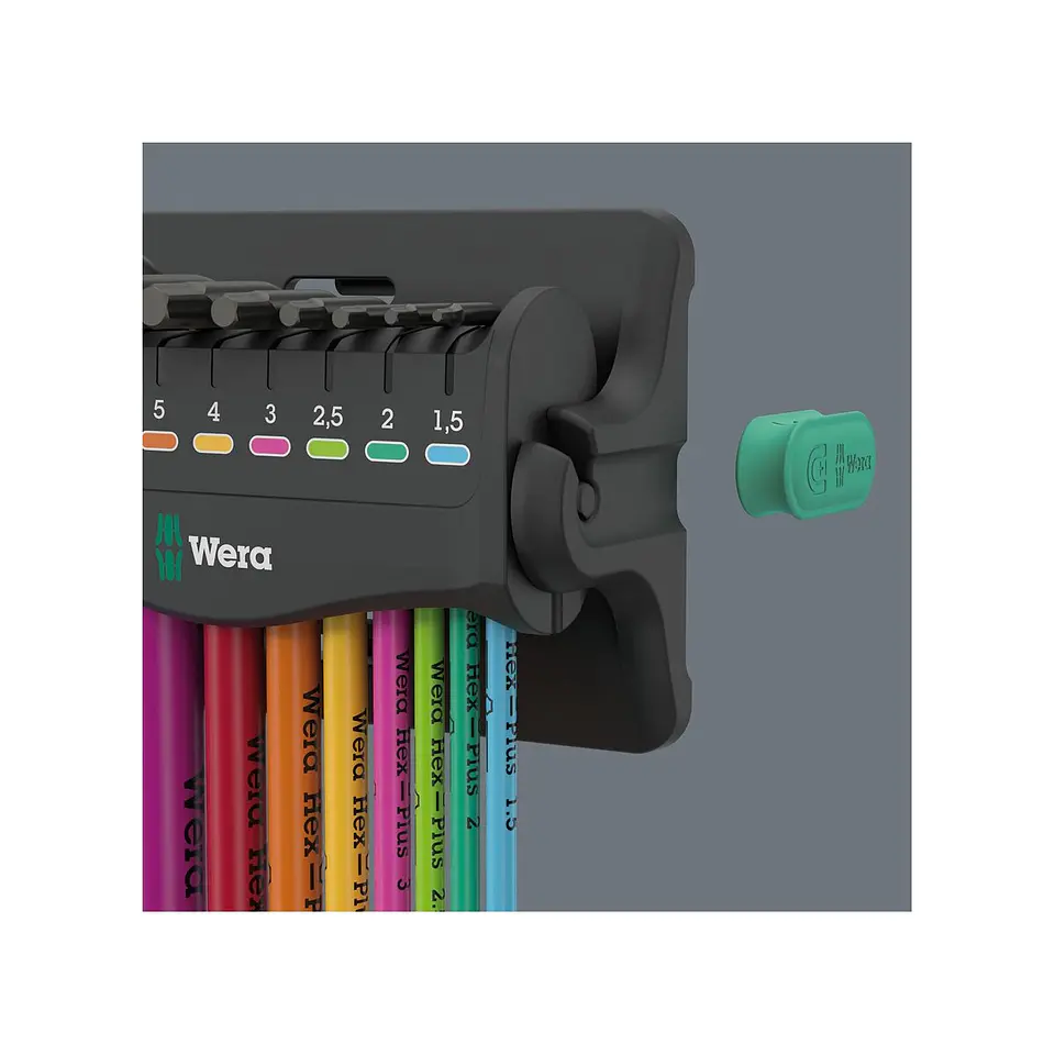 Wera 950/9 Hex-Plus Multicolour 3 Juego de Llaves Allen Métricas 10 Piezas 3