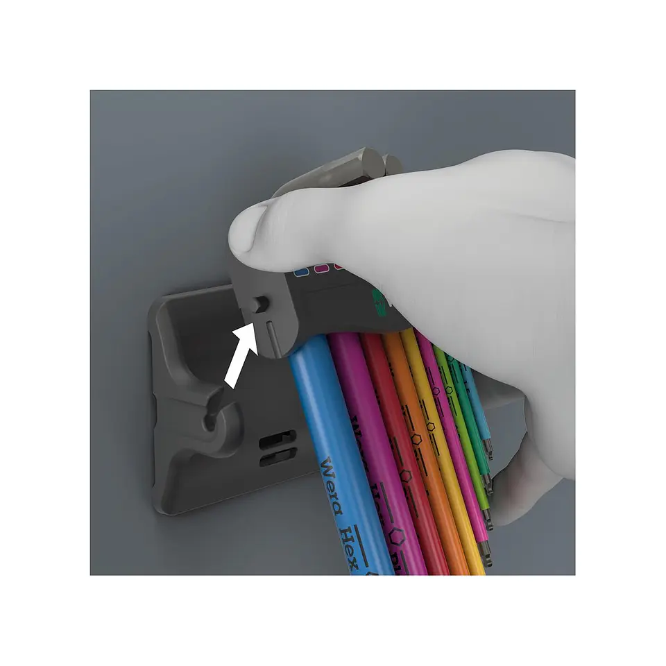 Wera 950/9 Hex-Plus Multicolour 3 Juego de Llaves Allen Métricas 10 Piezas 4