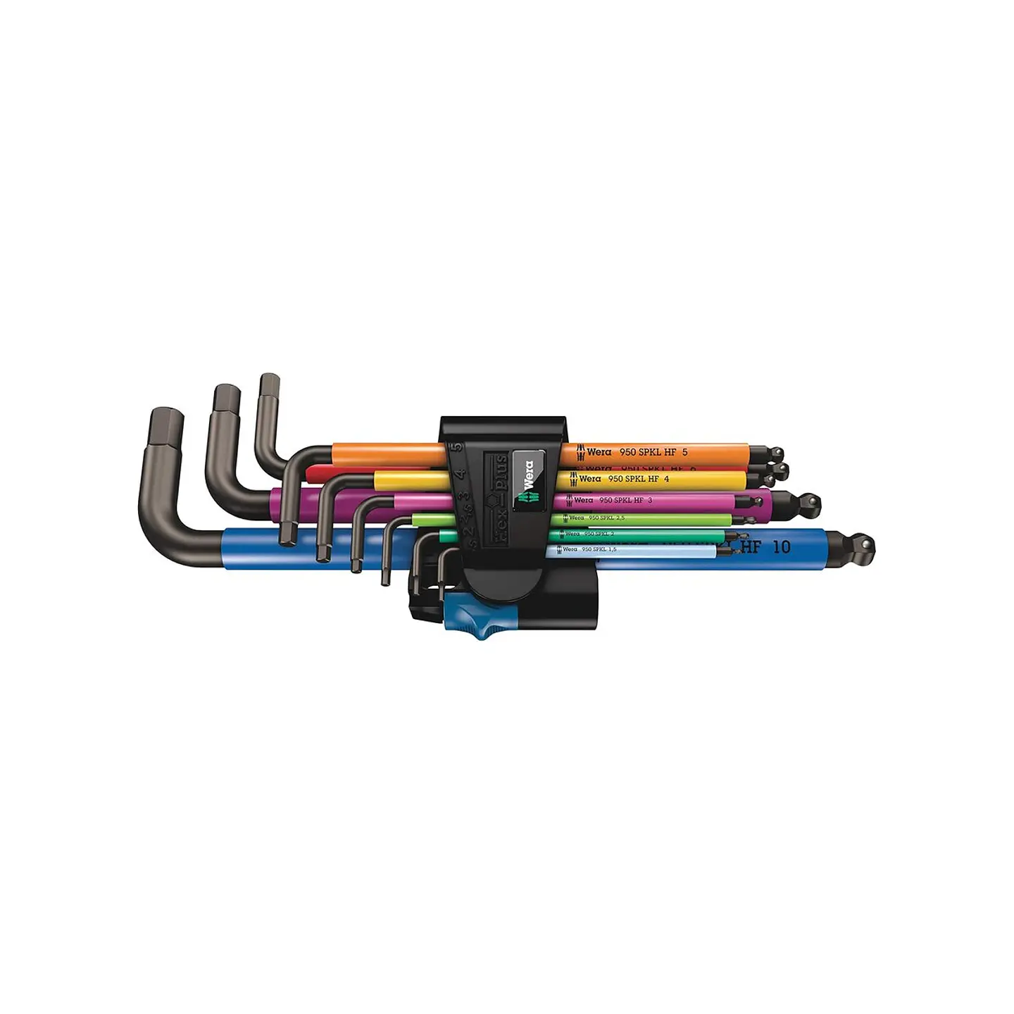 Wera 950/9 Hex-Plus Multicolour HF 1 Juego de Llaves Allen con Retención 9 Piezas 1
