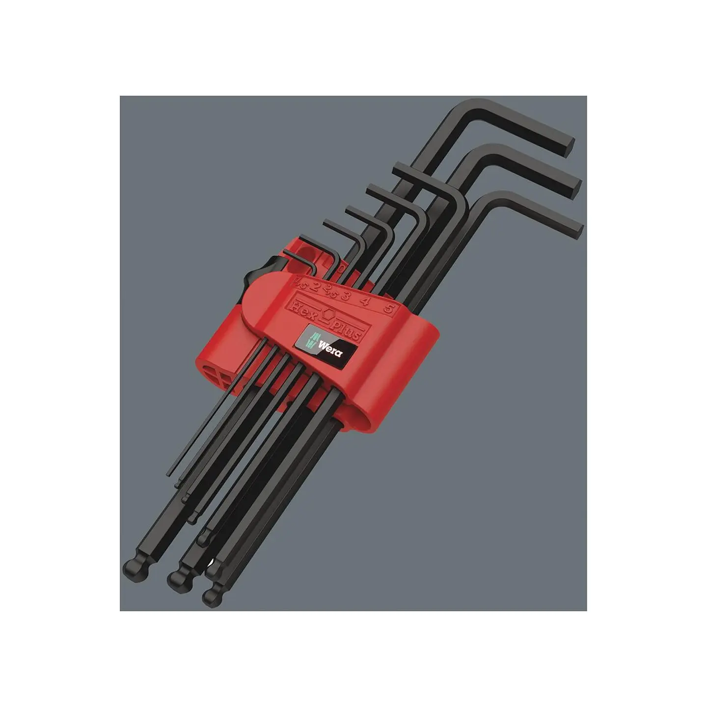 Wera 950/9 Hex-Plus 6 SB Juego de Llaves Allen Métricas 9 Piezas 2