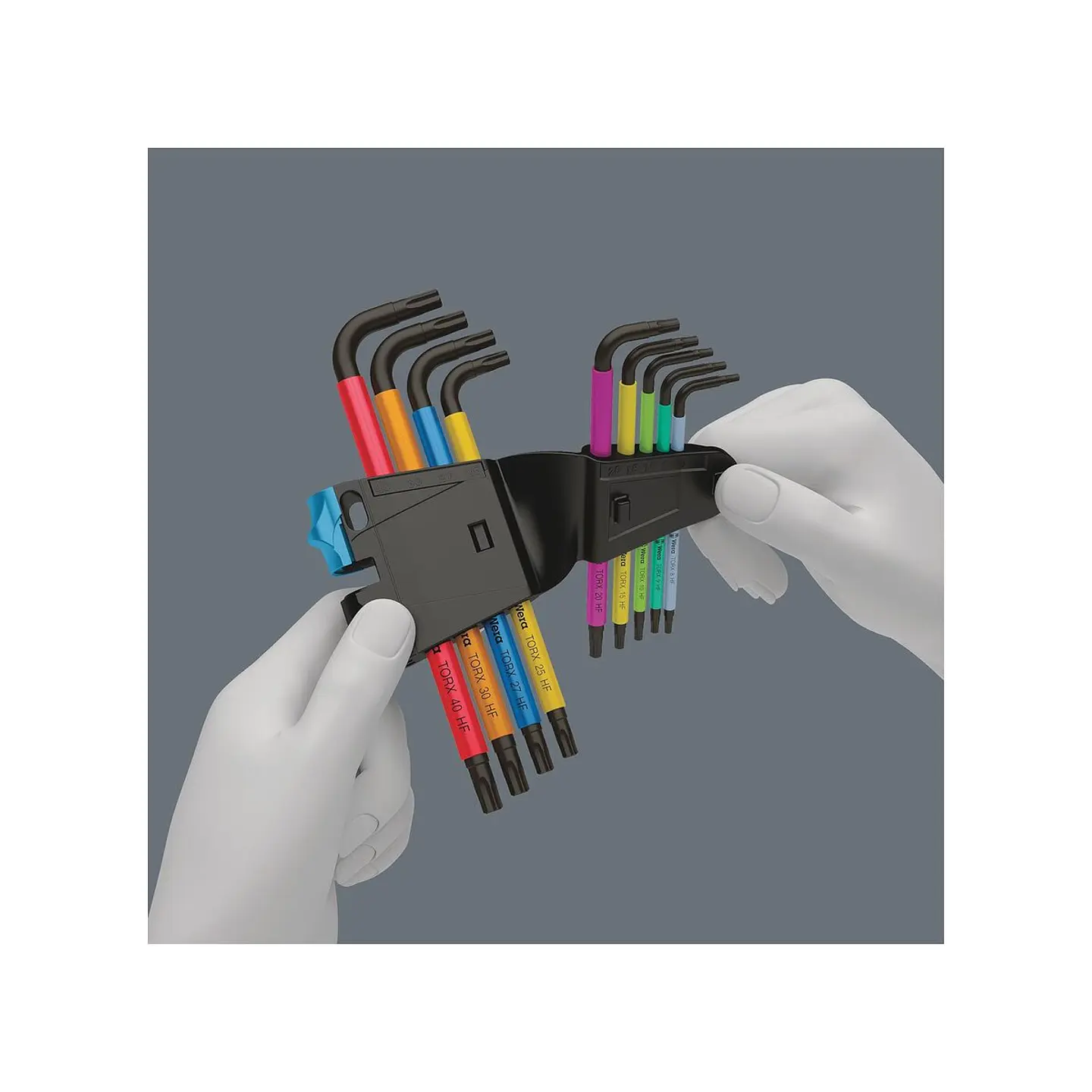 Wera 967/9 TX Multicolour HF 1 Juego de Llaves TORX con Retención 9 Piezas 4