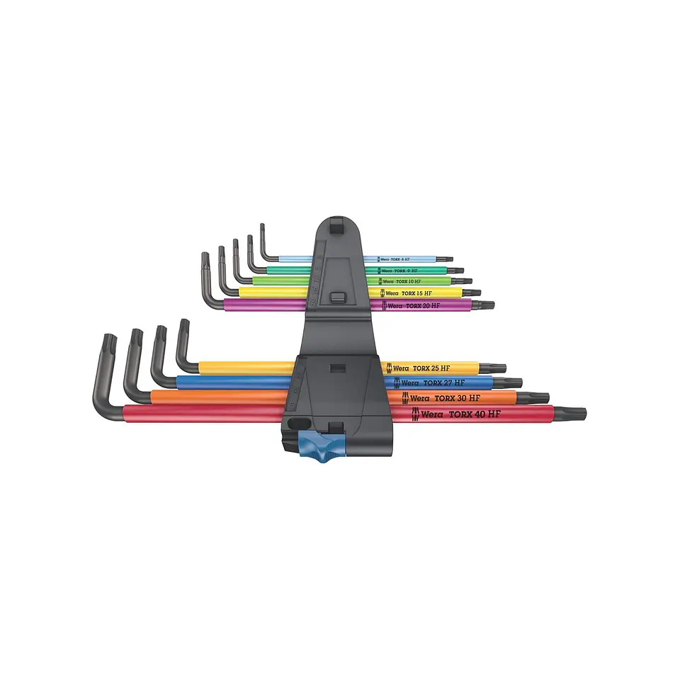 Wera 967/9 TX XL Multicolour HF 1 Juego de Llaves TORX Largas con Retención 9 Piezas 2
