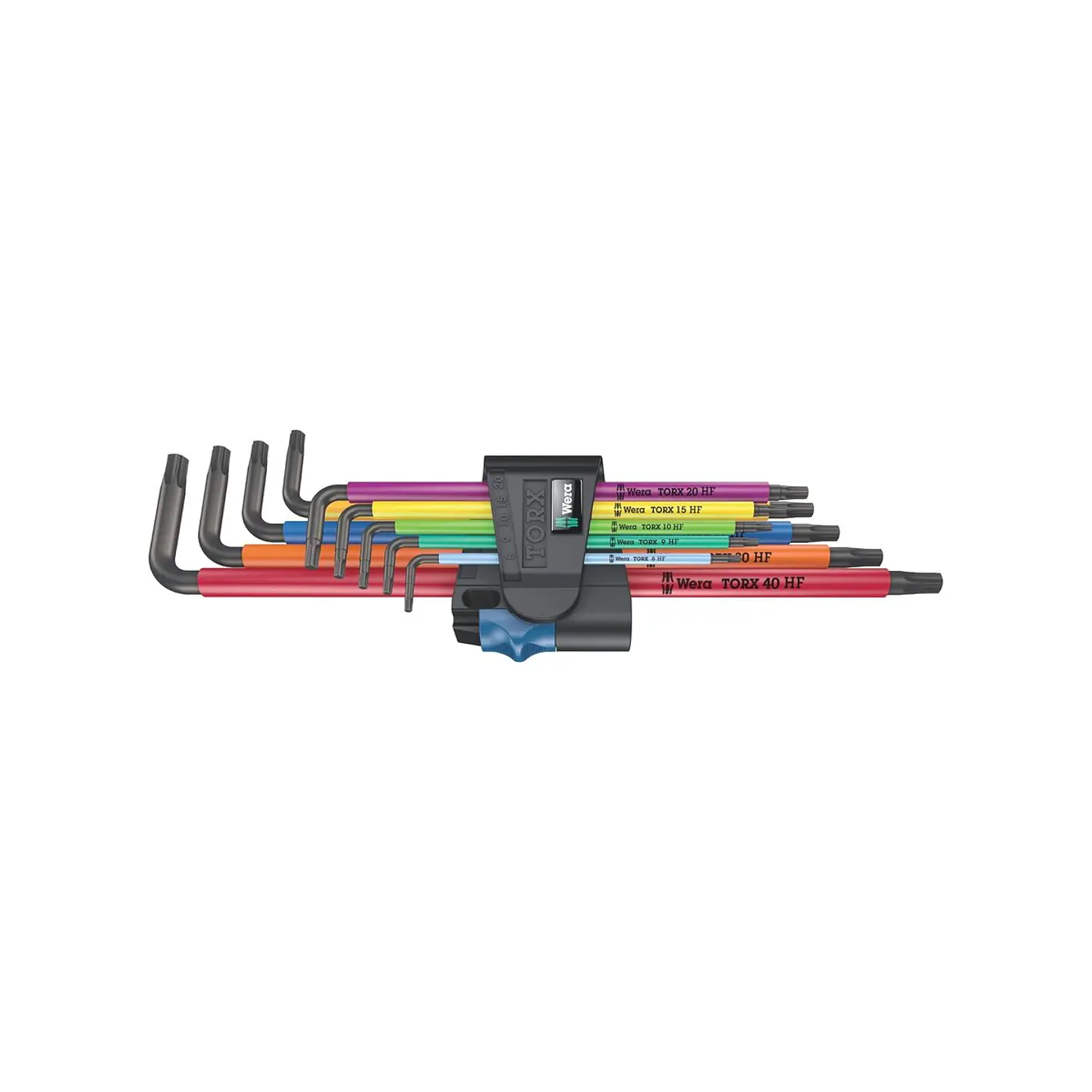 Wera 967/9 TX XL Multicolour HF 1 Juego de Llaves TORX Largas con Retención 9 Piezas 1