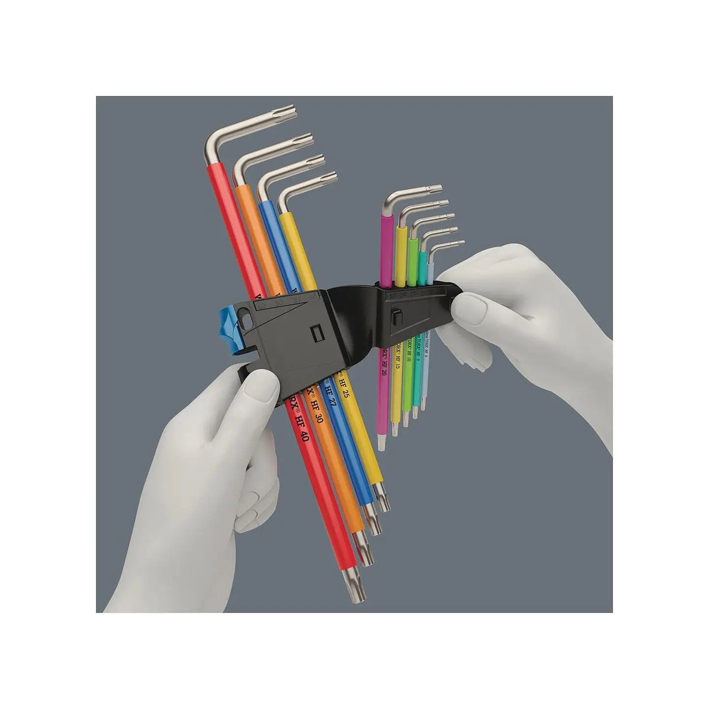 Wera 3967/9 TX SXL Multicolour HF Stainless 1 Juego de Llaves TORX Inoxidable 9 Piezas 7