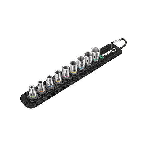 Wera Belt A 4 Juego de Dados Zyklop 1/4" 9 Piezas