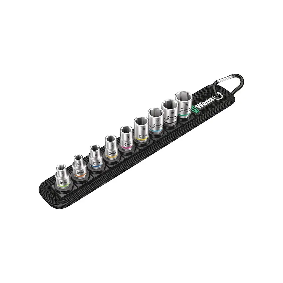 Wera Belt A 4 Juego de Dados Zyklop 1/4