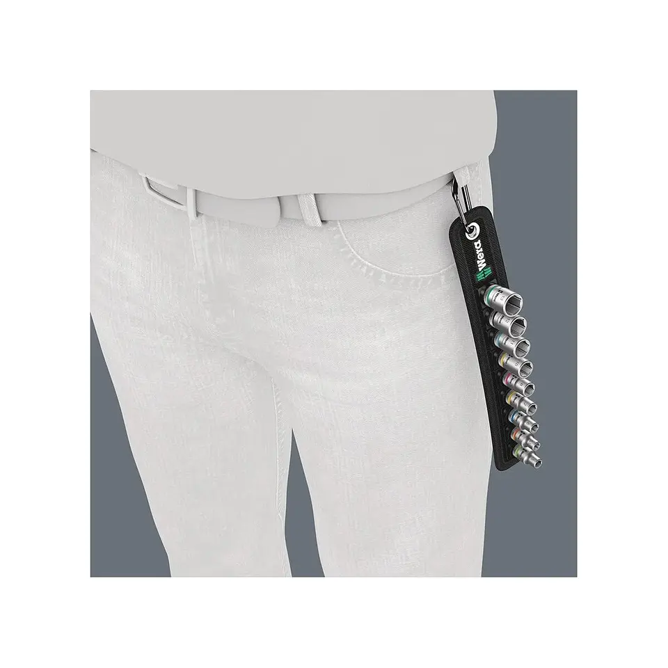 Wera Belt A 4 Juego de Dados Zyklop 1/4