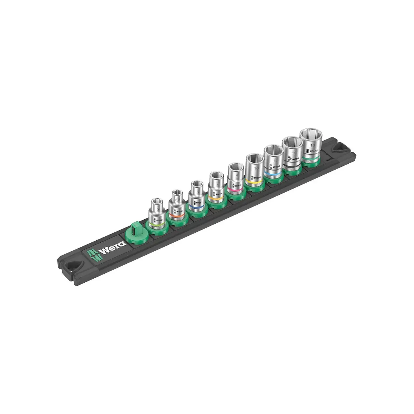 Wera Socket Rail A 4 Juego de Dados Zyklop 1/4