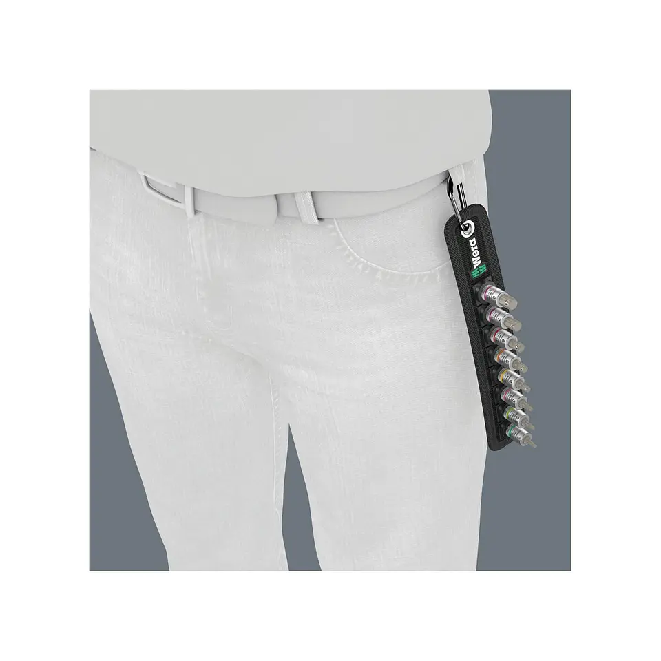 Wera Belt A 2 Juego de Dados Punta Allen con Retención 1/4