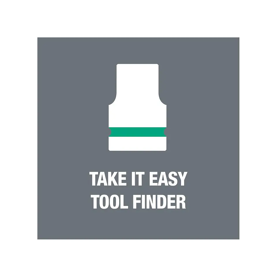 Wera Wheel Impaktor C Set 1 Juego de Dados para Ruedas 1/2