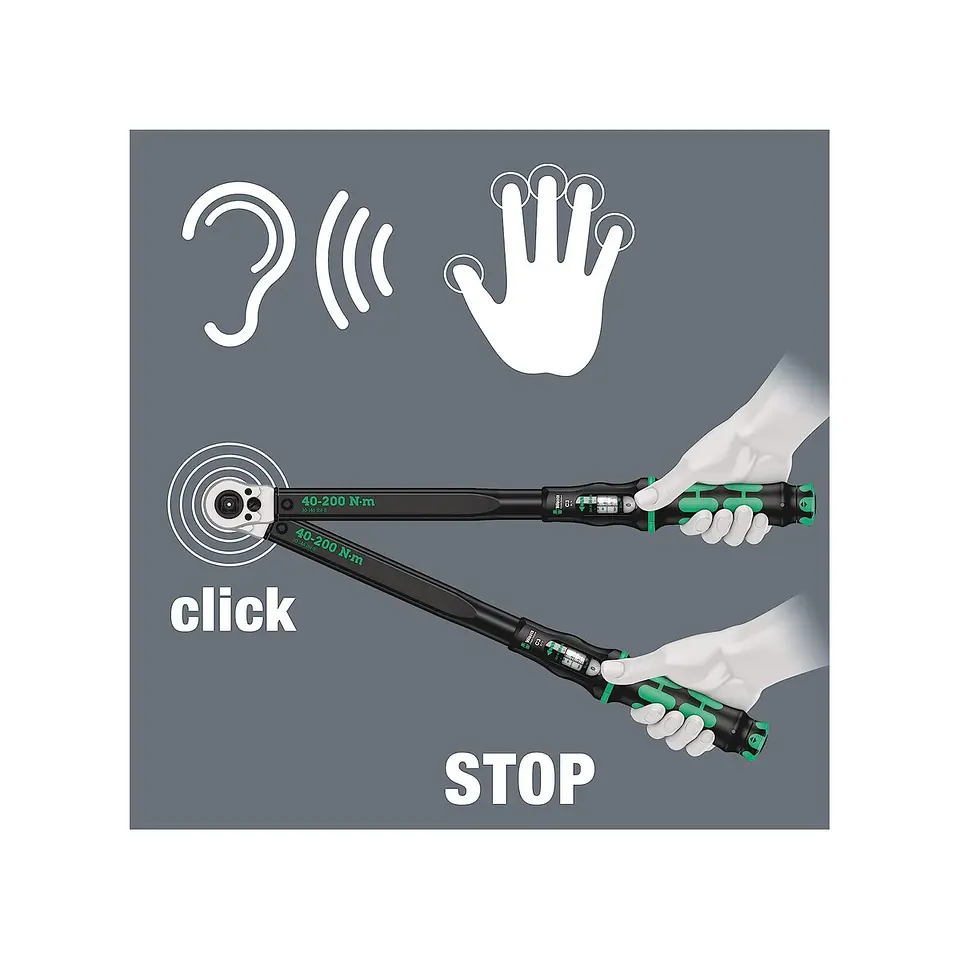 Wera Click-Torque C 3 Push R/L Llave Dinamométrica 1/2
