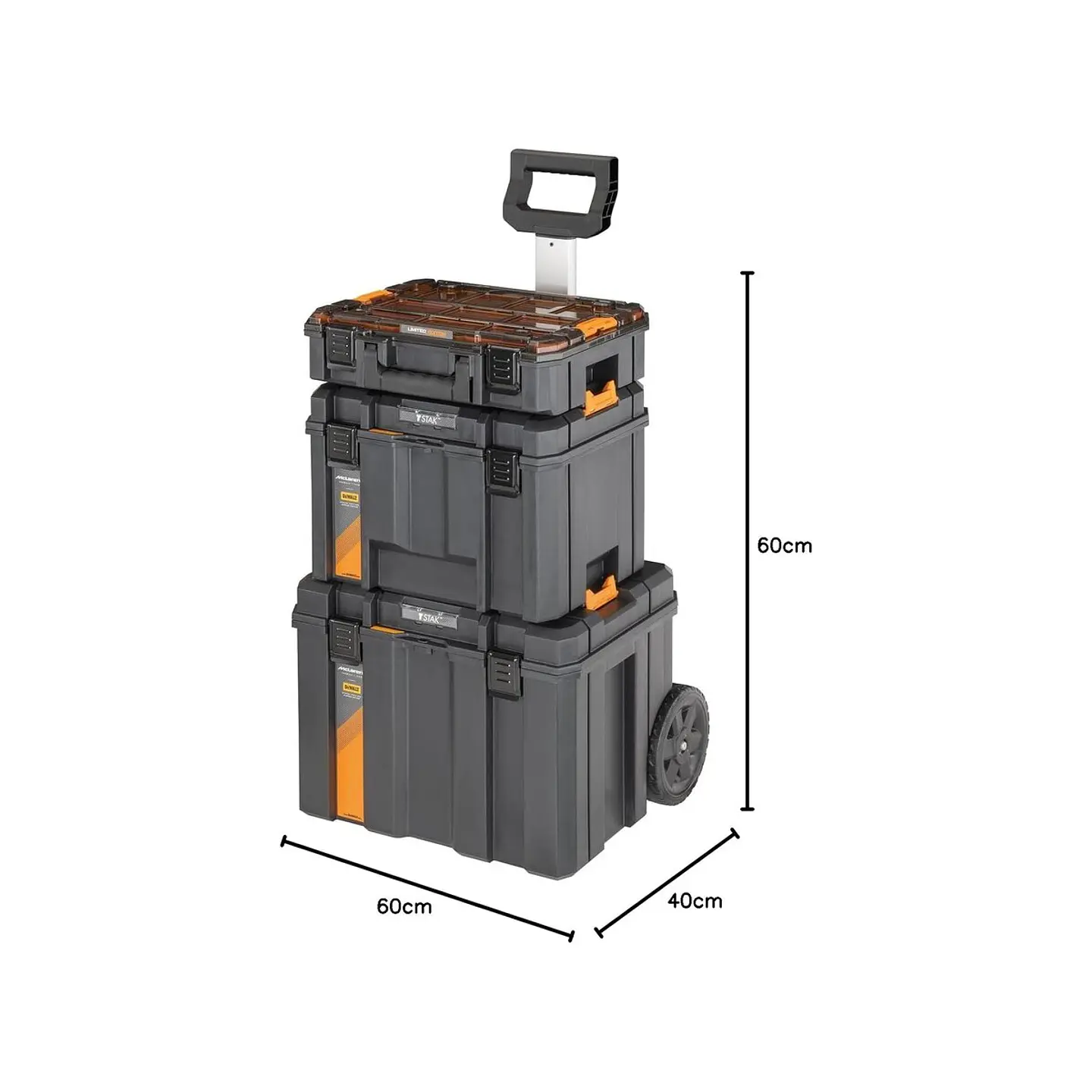 DeWalt x McLaren Torre TSTAK Edición McLaren con Almacenaje Móvil 8