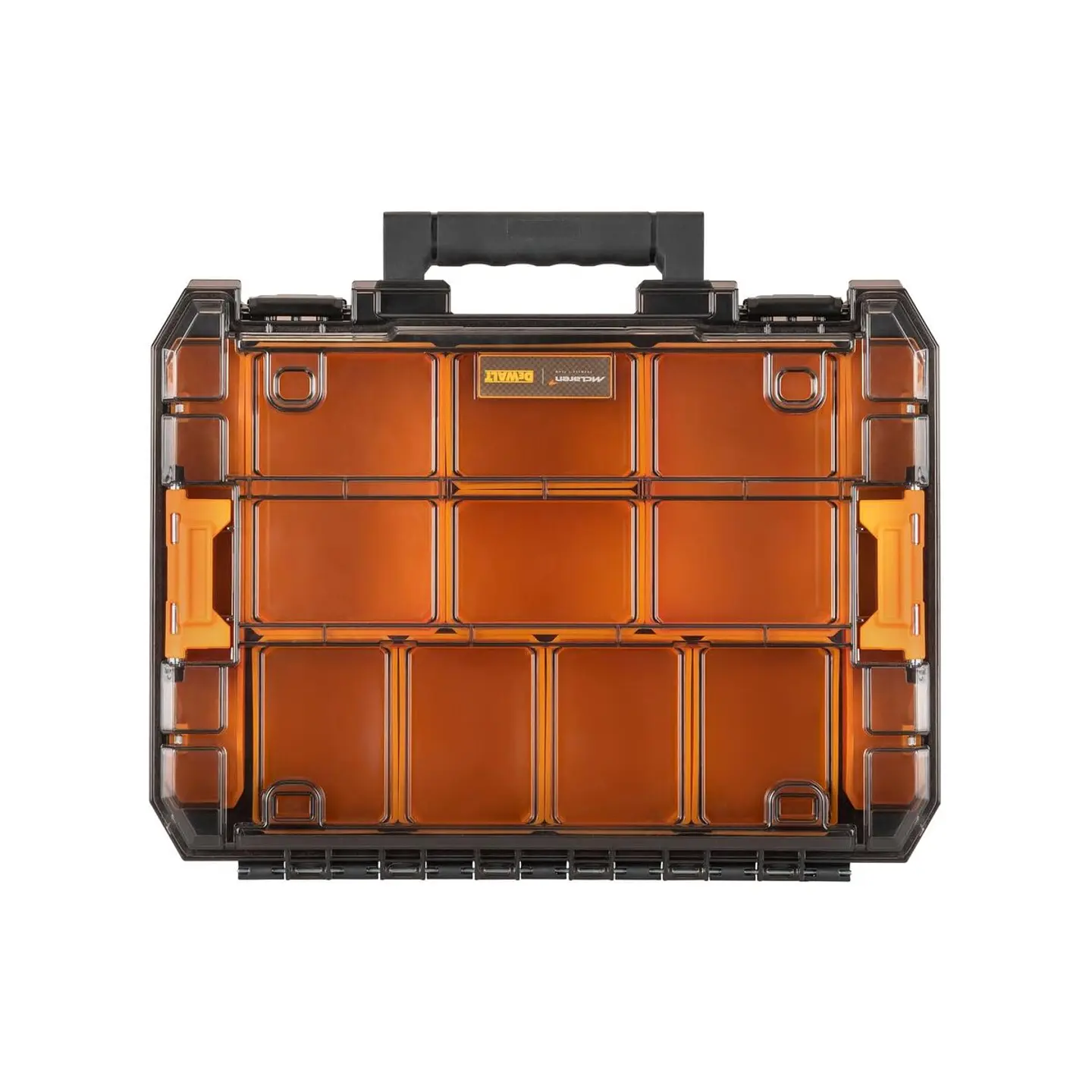 DeWalt x McLaren Organizador TSTAK con Tapa Transparente Edición McLaren 1