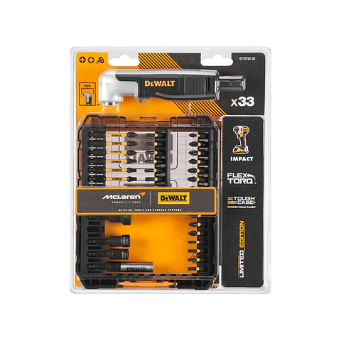 DeWalt x McLaren Juego Premium de Puntas y Adaptadores Edición McLaren