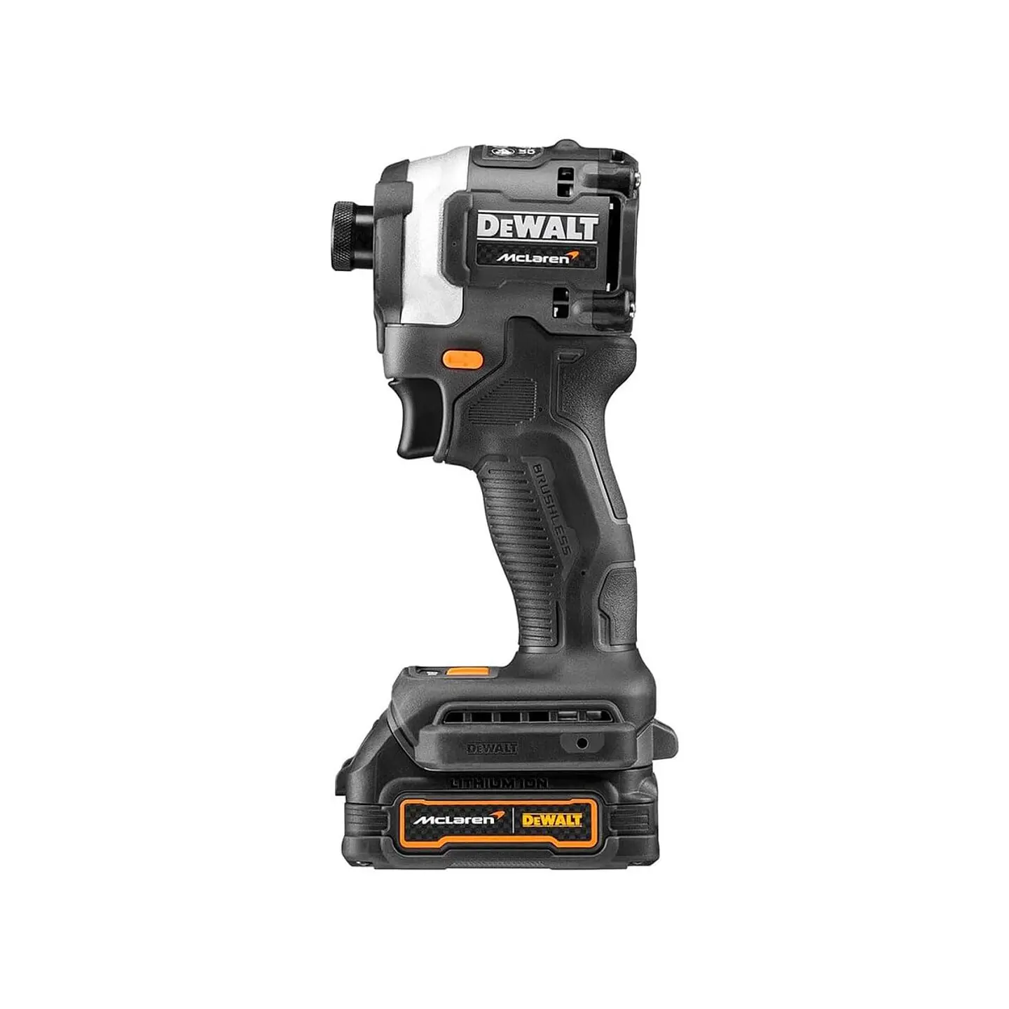DeWalt x McLaren Kit Taladro y Atornillador de Impacto Edición McLaren 2