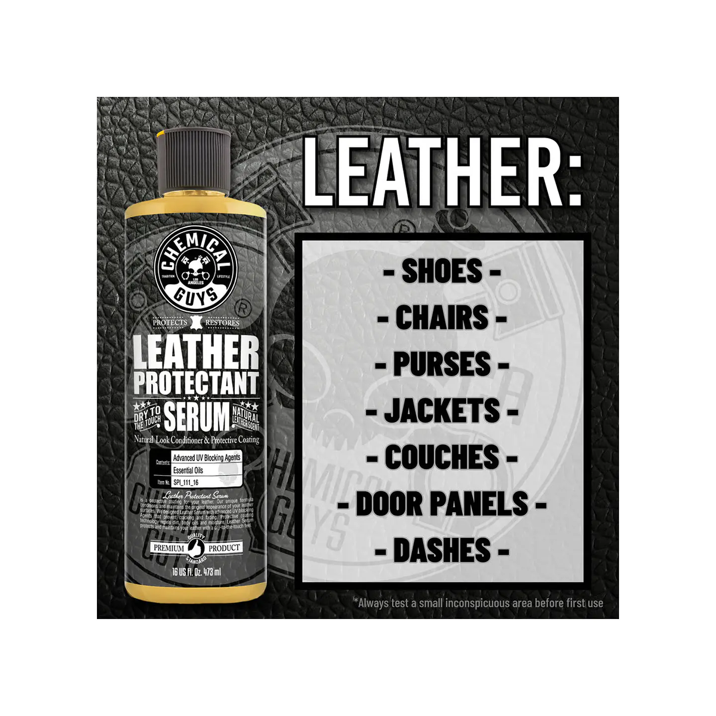 Chemical Guys Leather Serum Protectant 2