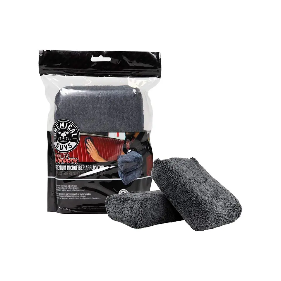 Chemical Guys Premium Grade Workhorse Microfiber Applicator 2