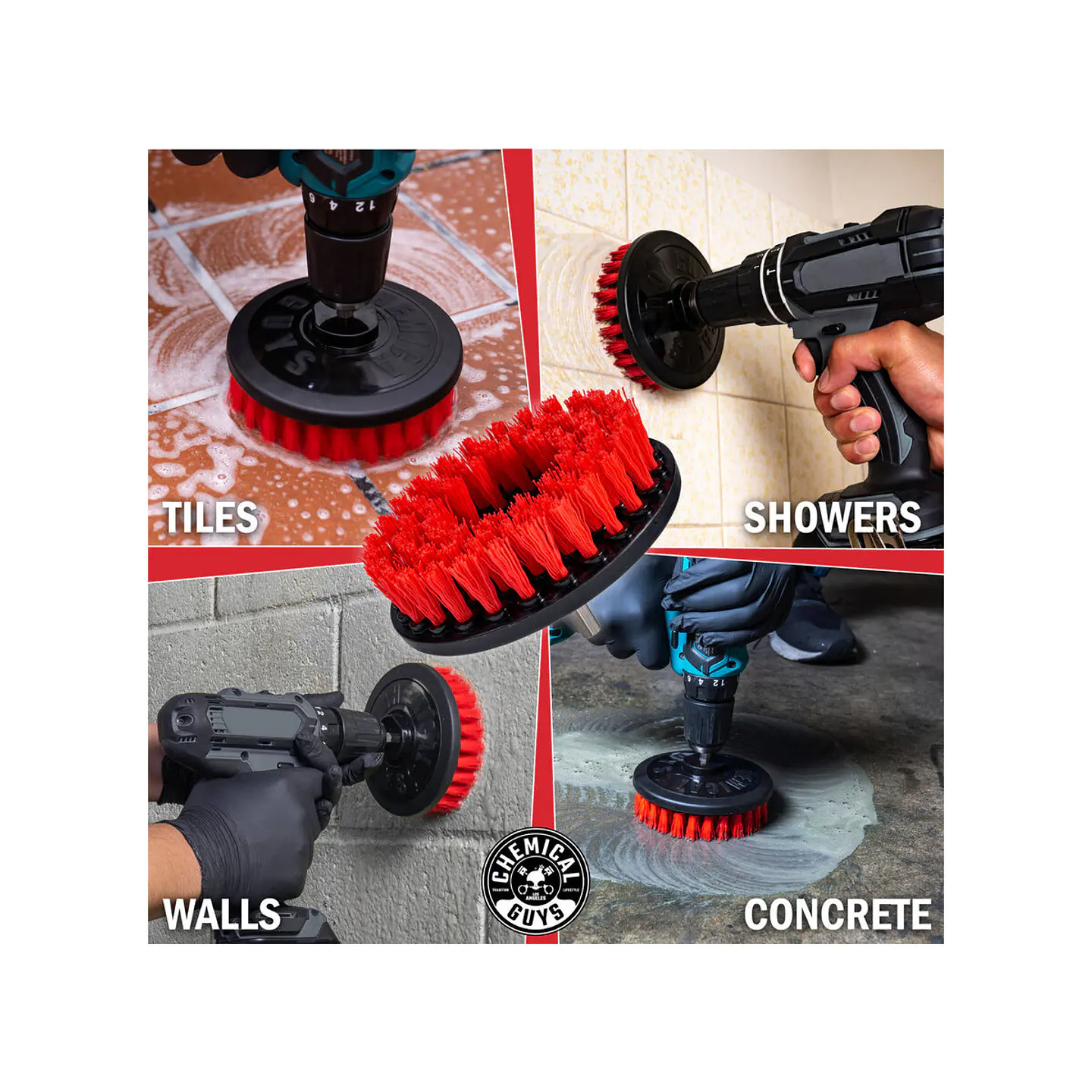 Chemical Guys Spinner Carpet Drill Brush Heavy Duty 2