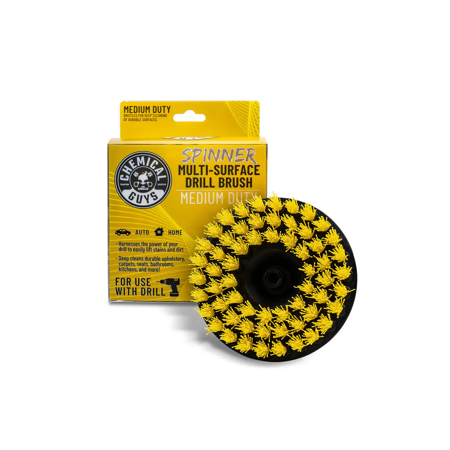 Chemical Guys Spinner Carpet Drill Brush Medium Duty 1