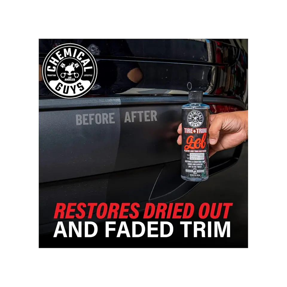 Chemical Guys Tire & Trim Gel High Gloss Restorer & Protectant 3
