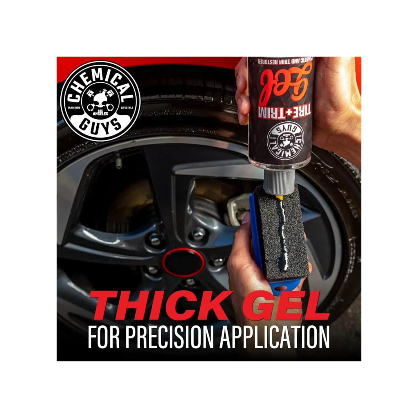 Chemical Guys Tire & Trim Gel High Gloss Restorer & Protectant 4