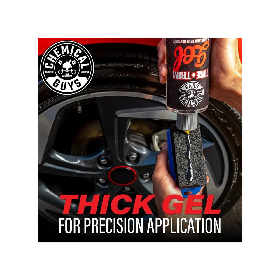 Chemical Guys Tire & Trim Gel High Gloss Restorer & Protectant 4