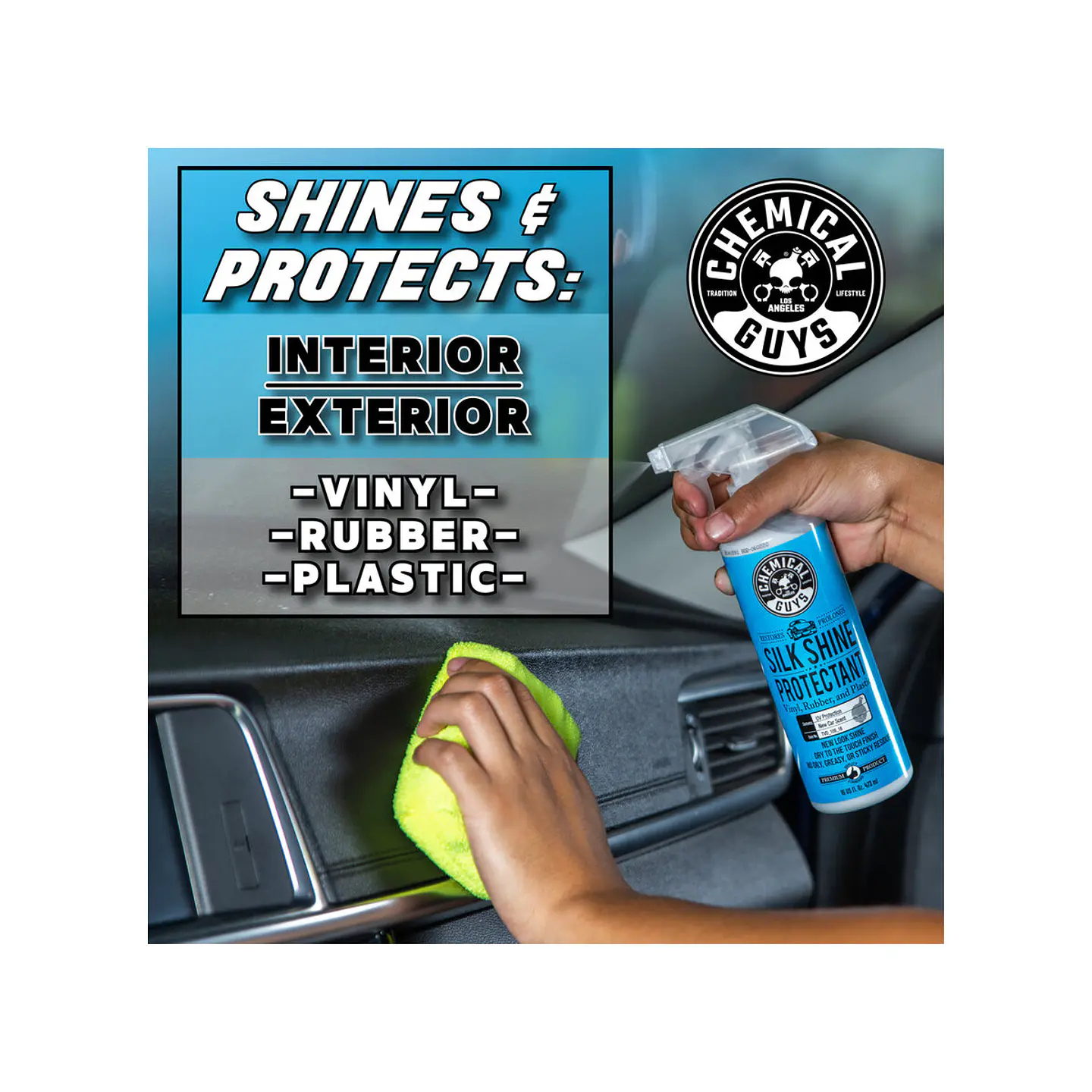 Chemical Guys Silk Shine Vinyl, Rubber & Plastic Protectant 2