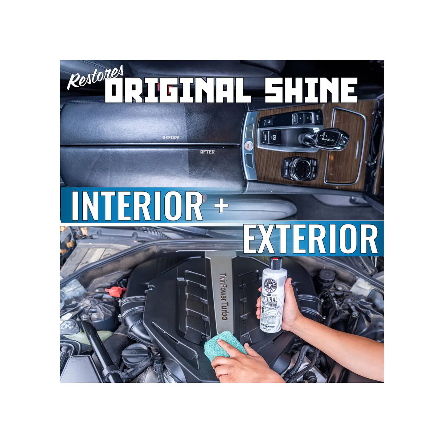 Chemical Guys Natural Shine Plastic, Rubber & Vinyl Dressing 2