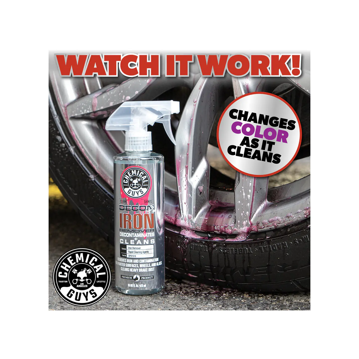 Chemical Guys Decon Pro Iron Remover & Wheel Cleaner 2