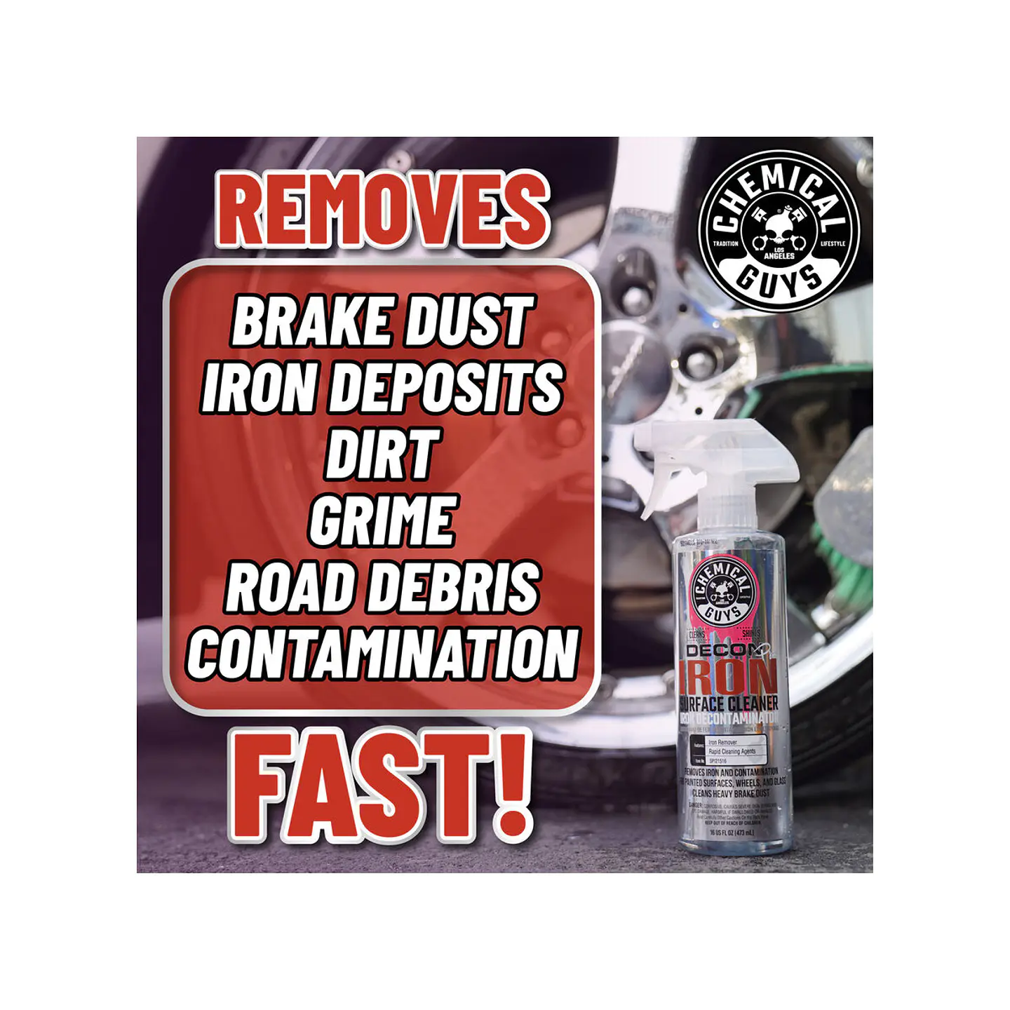 Chemical Guys Decon Pro Iron Remover & Wheel Cleaner 3